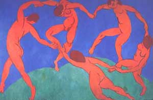 Henri Matisse, La Danza, 1910, olio su tela (cm. 260 x 391). San Pietroburgo, Ermitage